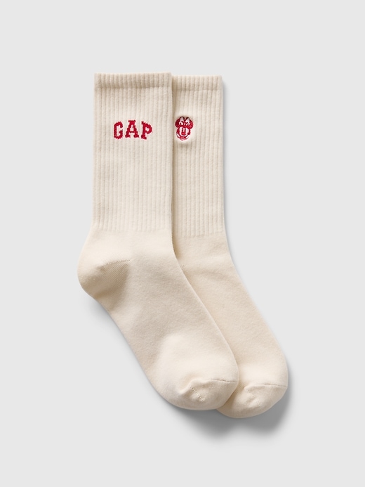 View large product image 1 of 7. Gap × Disney Logo Crew Socks