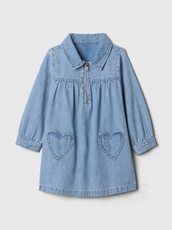 Baby & Toddler  Denim Heart Dress
