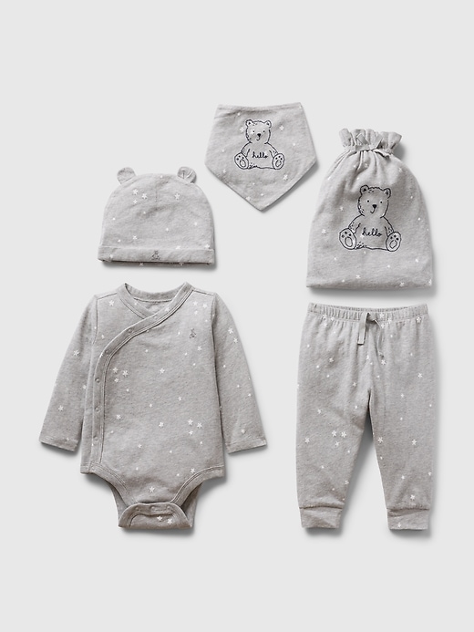 Image number 1 showing, Baby Organic Cotton 5-Piece Gift Set