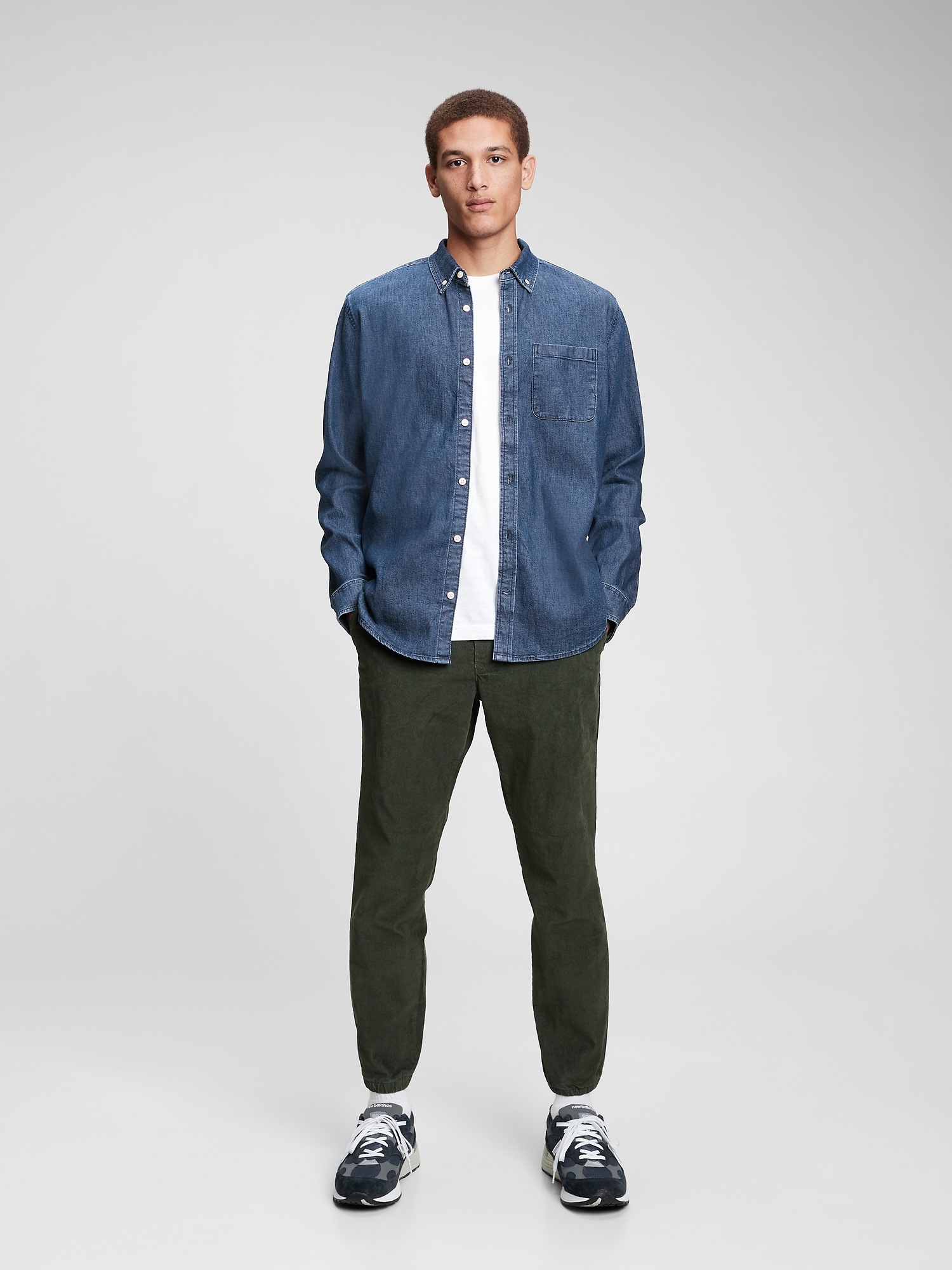 GapHeritage Denim Western Shirt Gap