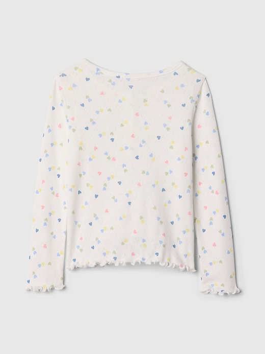 Image number 2 showing, Baby & Toddler  Pointelle Henley Shirt