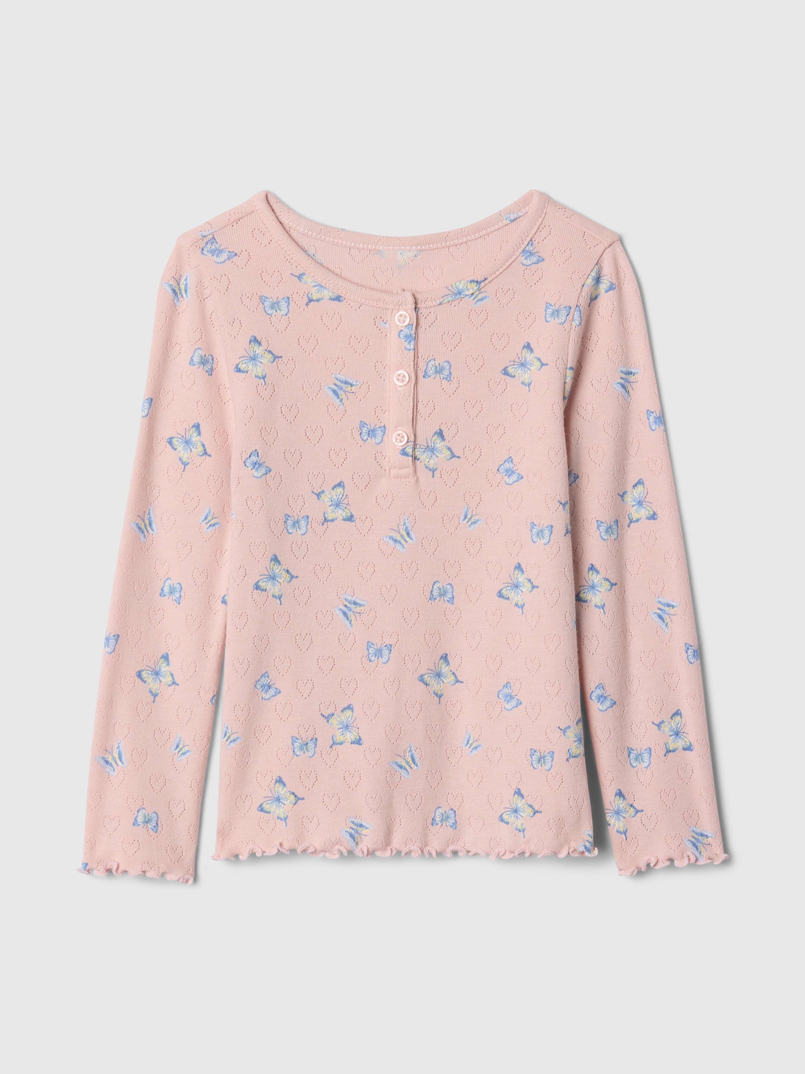 Baby & Toddler Pointelle Henley Top