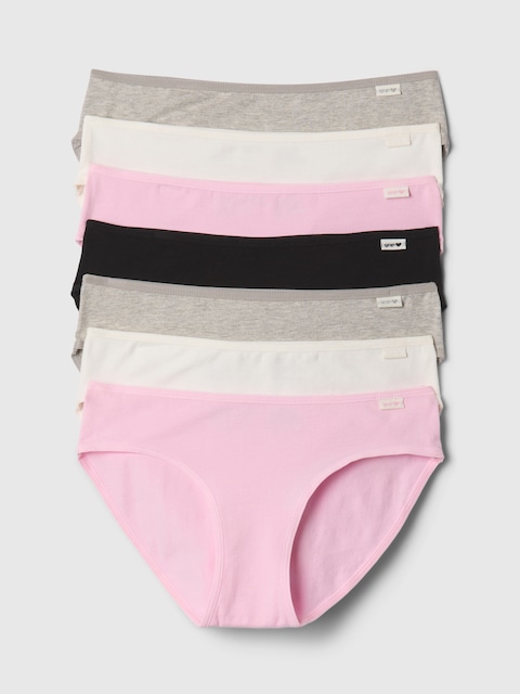 Kids Organic Stretch Cotton Bikini Briefs (7-Pack)