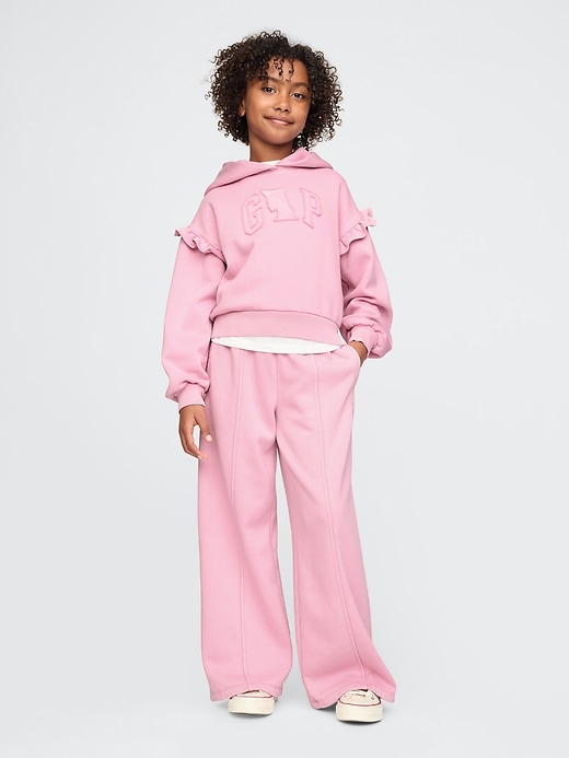 1 of 8 showing, with the color sunrise pink of product Kids Wicked VintageSoft Baggy Sweatpants