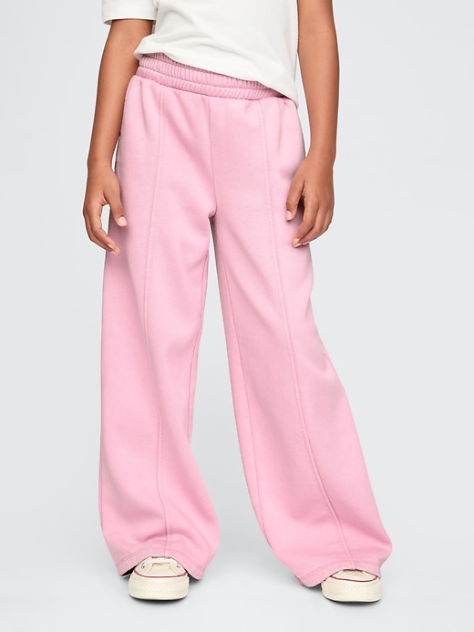 3 of 8 showing, with the color sunrise pink of product Kids Wicked VintageSoft Baggy Sweatpants