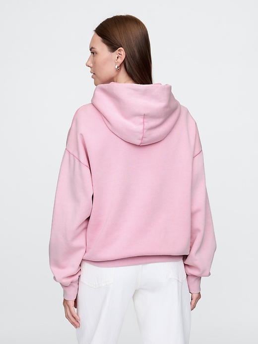 2 of 8 showing, with the color sunrise pink of product Wicked Vintage Soft Logo Hoodie