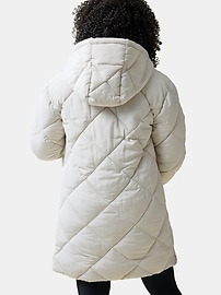 View large product image 8 of 12. Ingrid and Isabel Maternity Longline Puffer Jacket