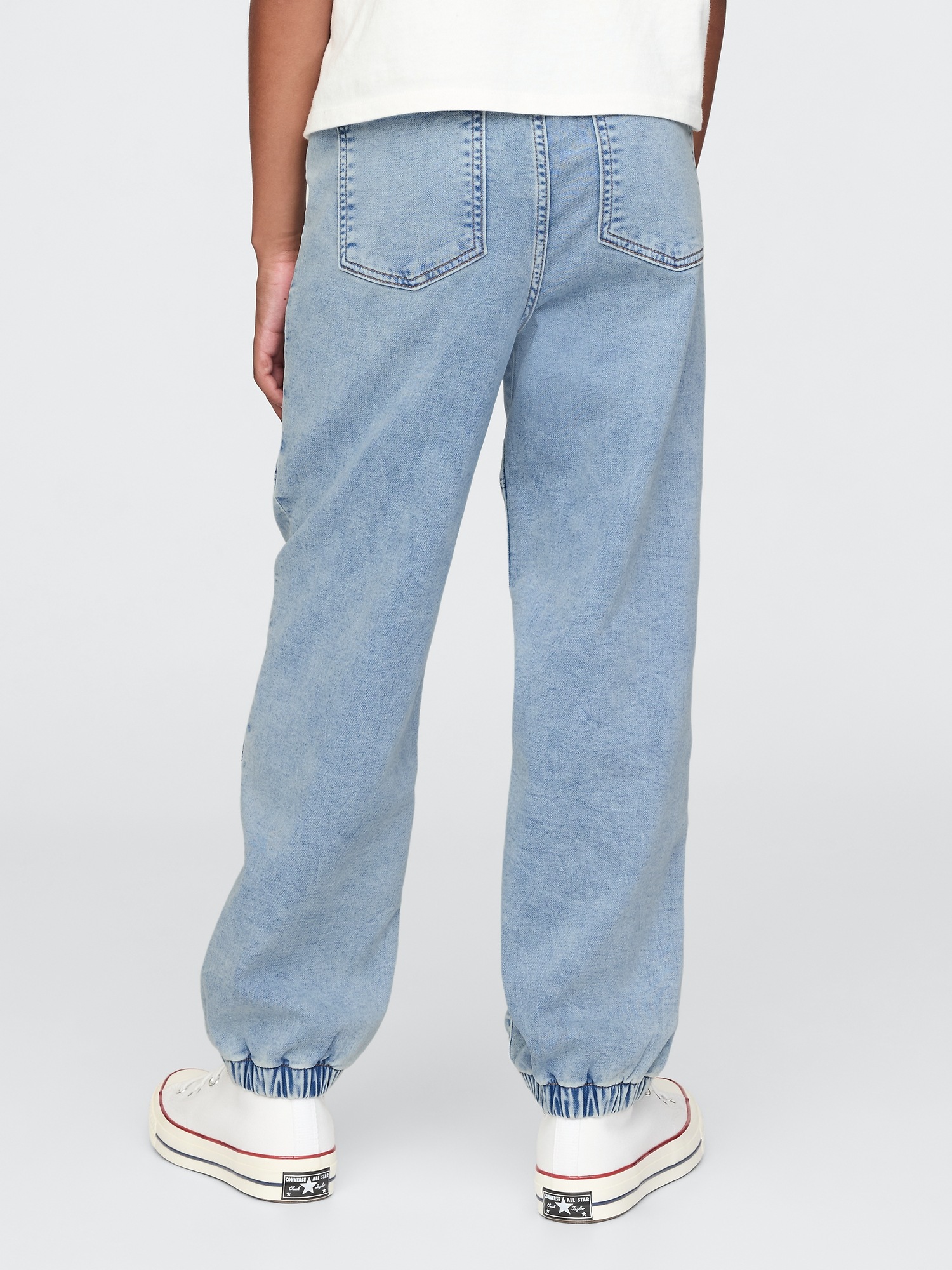 Детские джинсы Gap Kids Knit Relaxed Easy Jeans — фото 3