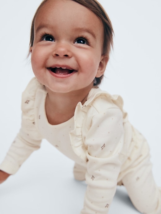 Image number 2 showing, Baby First Favorites Supima® Bodysuit Outfit Set