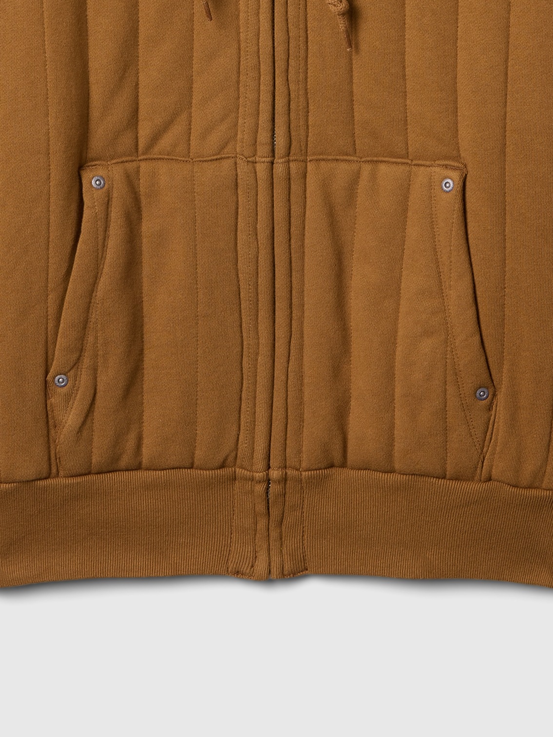 Мужские худи Gap Waffle-Lined Quilted Zip — фото 5