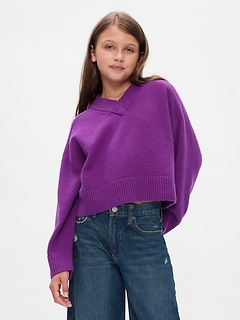 Kids purple sweater hotsell