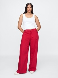 Mid Rise UltraSoft Baggy Jeans