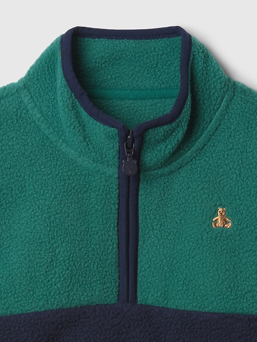 Image number 3 showing, Baby & Toddler Sherpa Half-Zip Pullover