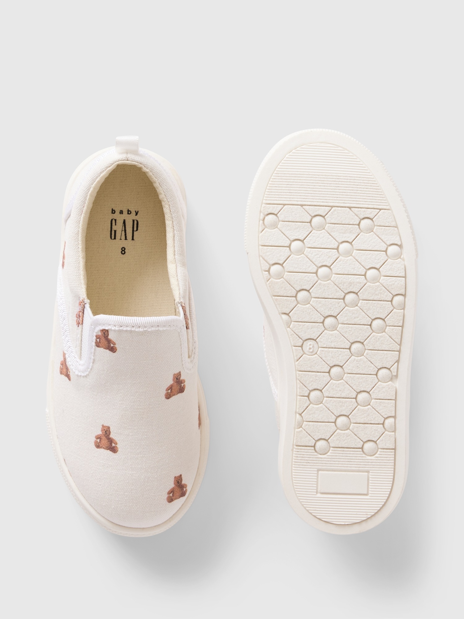 Детские кроссовки Gap Baby & Toddler Brannan Bear Slip-On Sneakers — фото 3