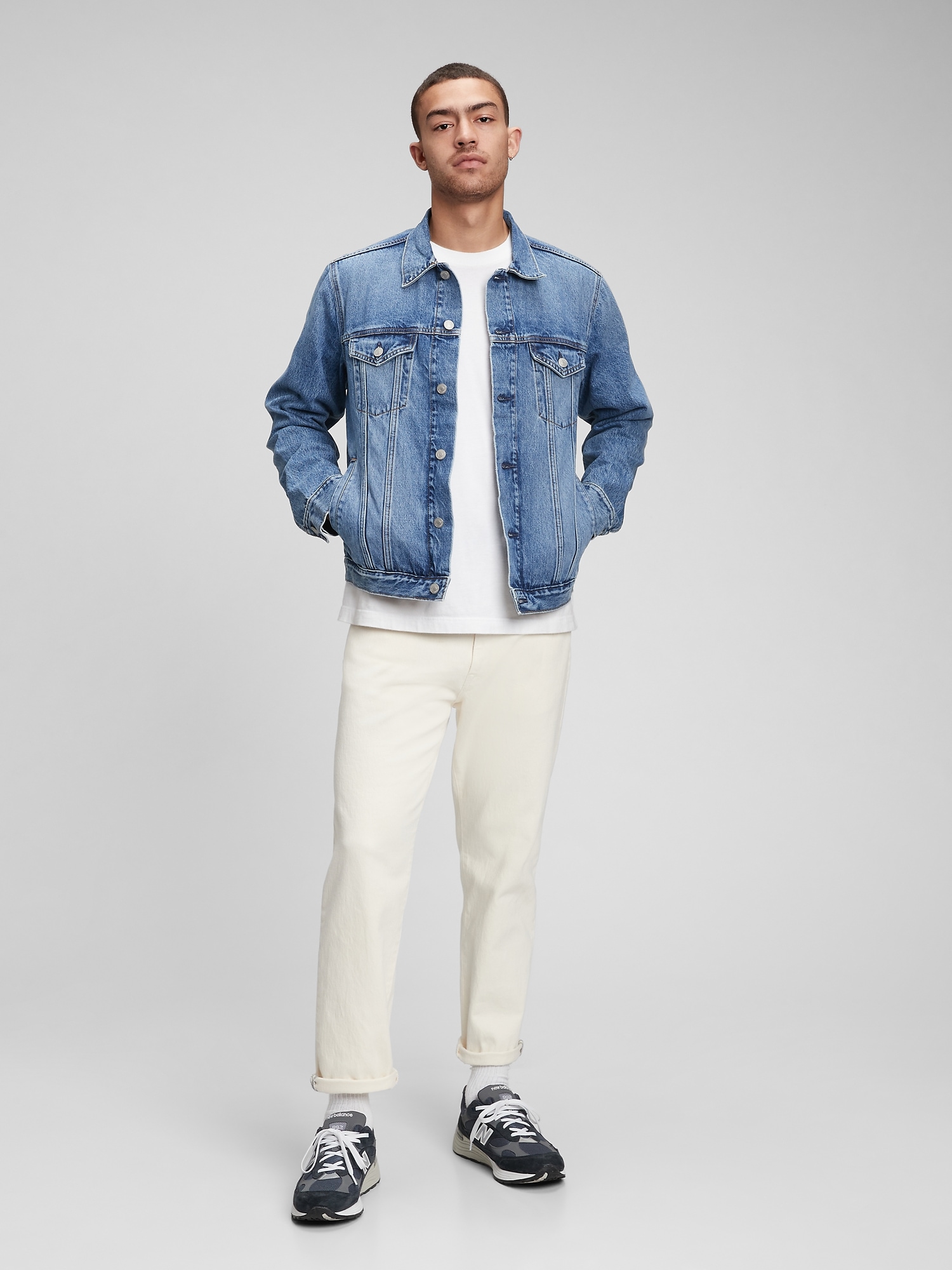 Gap denim coat sales