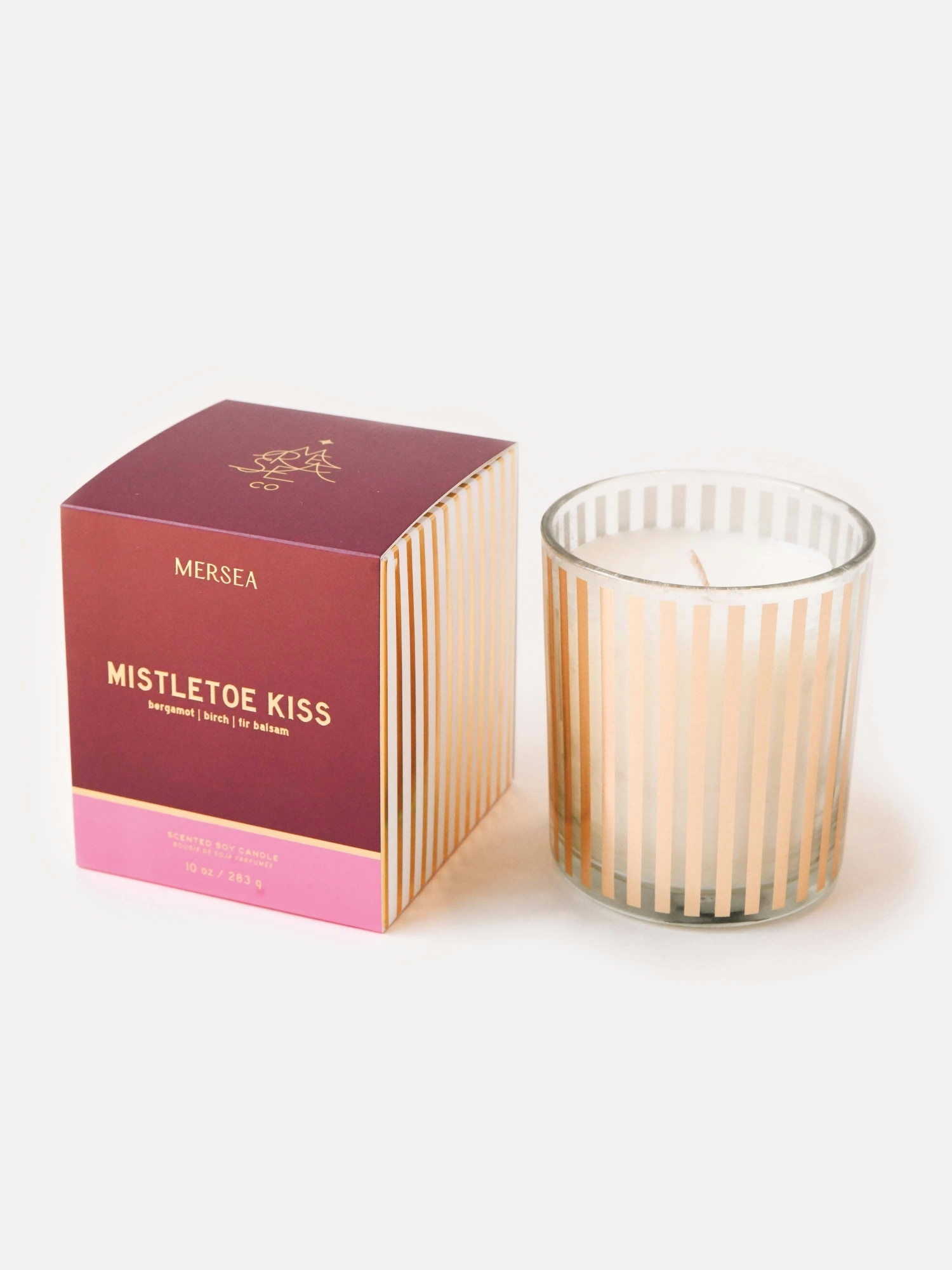 Mersea Mistletoe Kiss Holiday Boxed Candle - Mistletoe Kiss