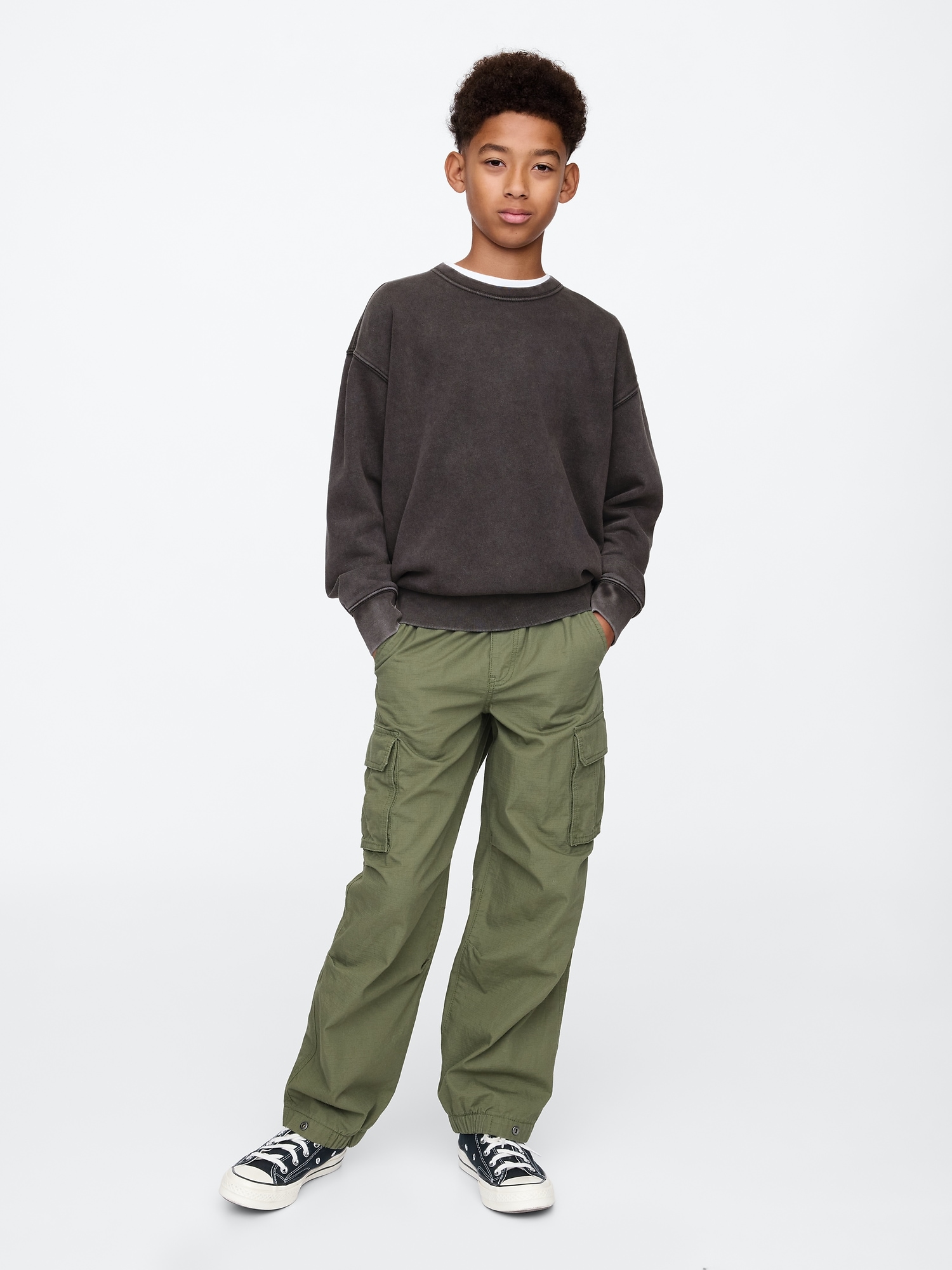 Kids VintageSoft Washed Relaxed Sweatshirt | Gap