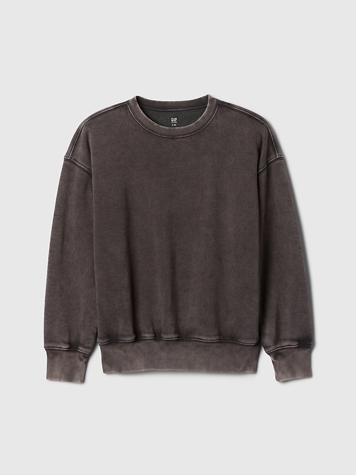 1 of 8 showing, with the color moonless night of product Kids VintageSoft Washed Relaxed Sweatshirt