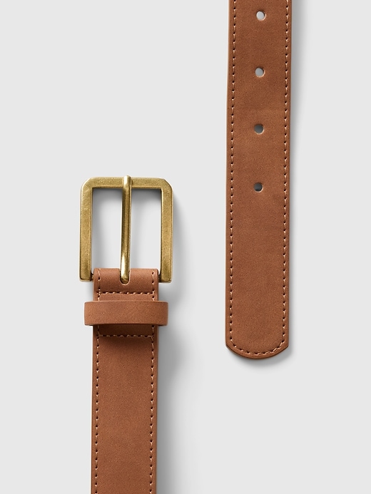 Image number 3 showing, Kids Vegan Leather Belt
