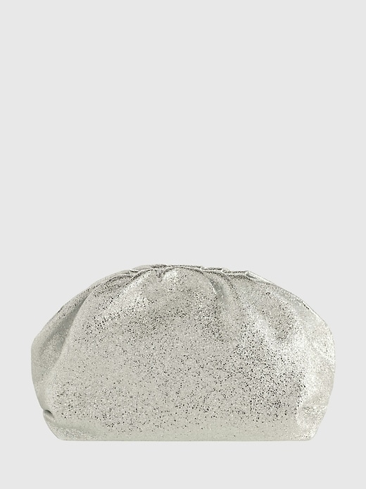 1 of 8 showing, with the color SILVER of product Shiraleah Chrissy Metallic Clutch