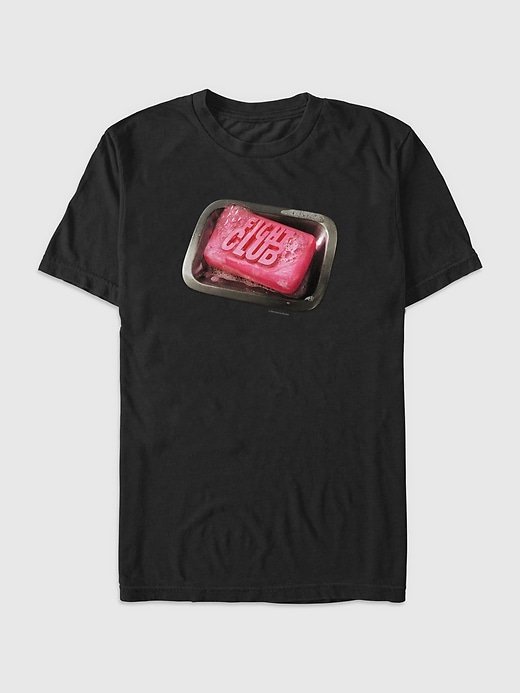 1 of 8 showing, with the color BLACK of product Fight Club Soap Dish Graphic T-Shirt