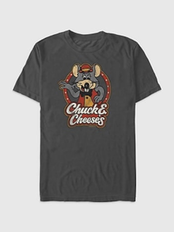 Chuck E Cheese Retro Logo Graphic T-Shirt