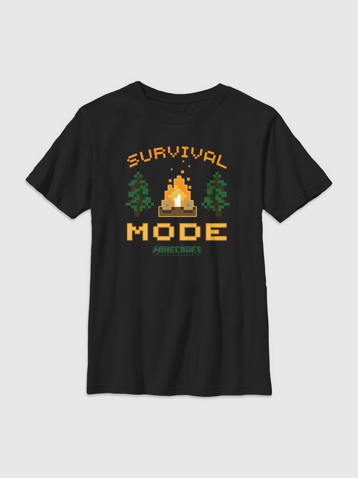 Kids Minecraft Survival Mode Graphic T-Shirt
