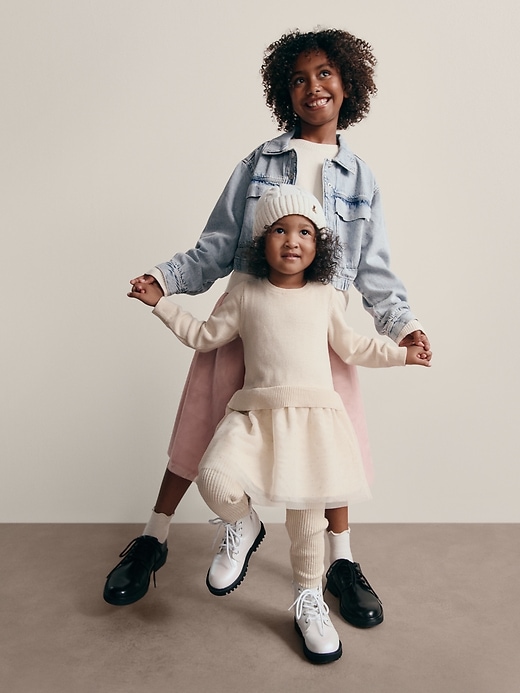 Image number 5 showing, Baby & Toddler 2-in-1 Sweater Tulle Dress