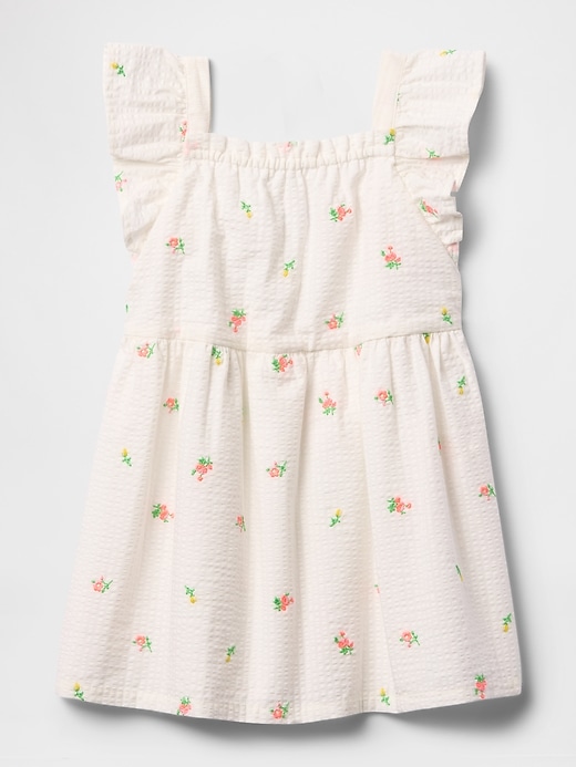 Image number 3 showing, Baby & Toddler Flutter-Sleeve Seersucker Dress