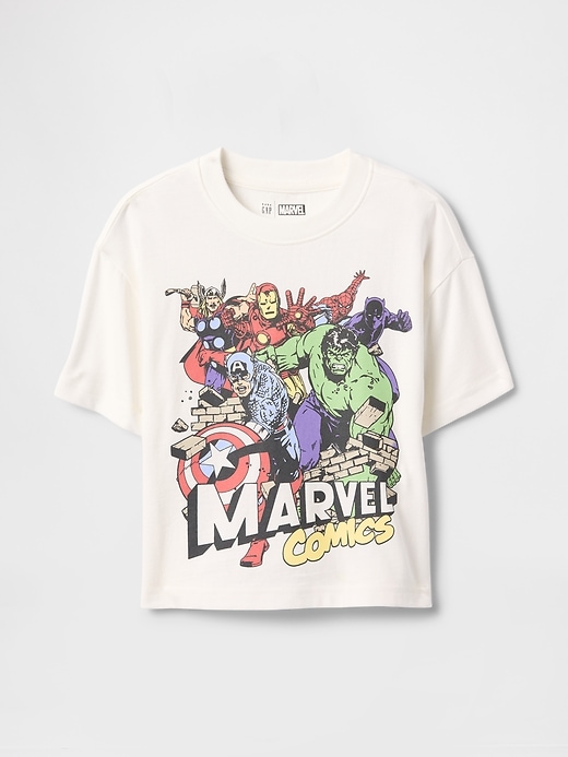 Image number 1 showing, Baby & Toddler Marvel Oversized Graphic T-Shirt