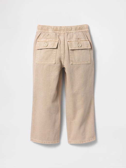 Image number 3 showing, Baby & Toddler UltraSoft Pull-On Baggy Cargo Jeans