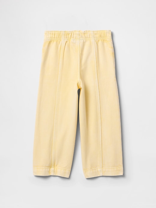 Image number 3 showing, Baby & Toddler UltraSoft Pull-On Baggy Wide-Leg Jeans