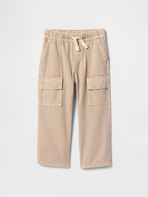 Image number 2 showing, Baby & Toddler UltraSoft Pull-On Baggy Cargo Jeans