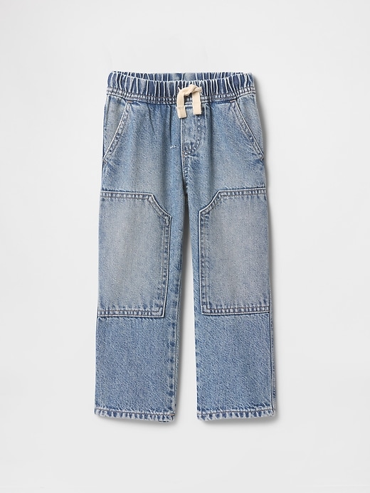 Image number 2 showing, Baby & Toddler UltraSoft Baggy Carpenter Jeans