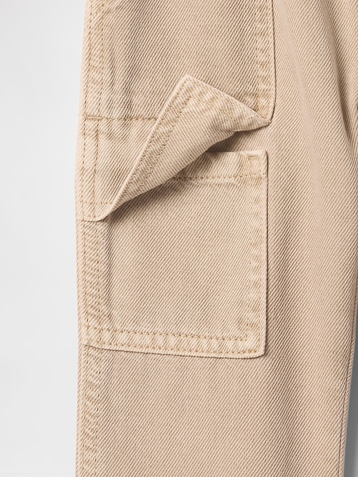 Image number 4 showing, Baby & Toddler UltraSoft Pull-On Baggy Cargo Jeans