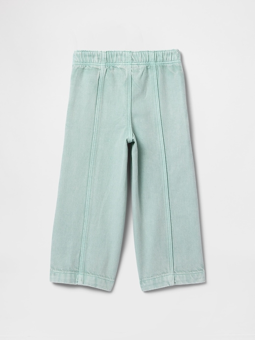 Image number 3 showing, Baby & Toddler UltraSoft Pull-On Baggy Wide-Leg Jeans