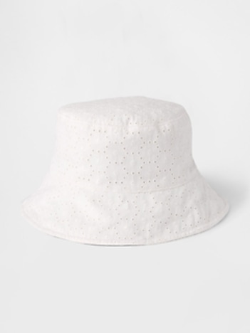 Kids Eyelet Bucket Hat
