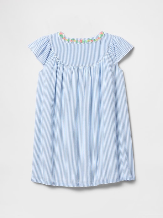 Image number 3 showing, Baby & Toddler Flutter-Sleeve Shirtdress