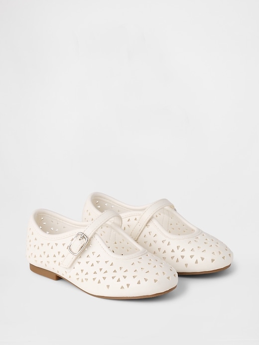Image number 2 showing, Baby & Toddler Cutout Mary Jane Flats