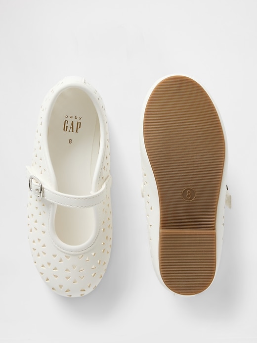 Image number 3 showing, Baby & Toddler Cutout Mary Jane Flats