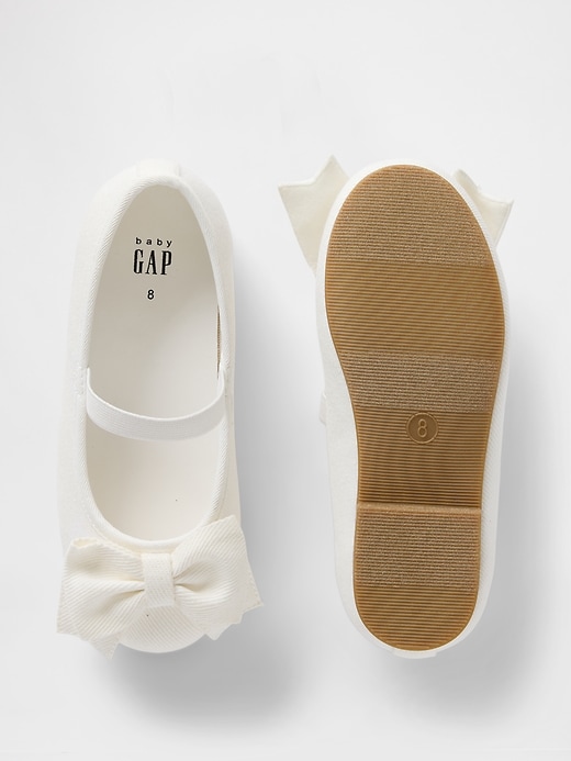 Image number 3 showing, Baby & Toddler Denim Ballet Flats