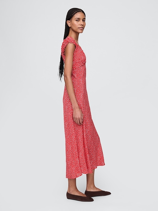 Image number 3 showing, Crepe Sweetheart Maxi Dress
