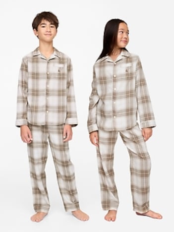 Kids Recycled Flannel PJ set
