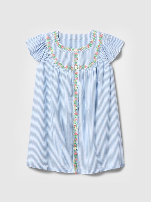 Image number 2 showing, Baby & Toddler Flutter-Sleeve Shirtdress