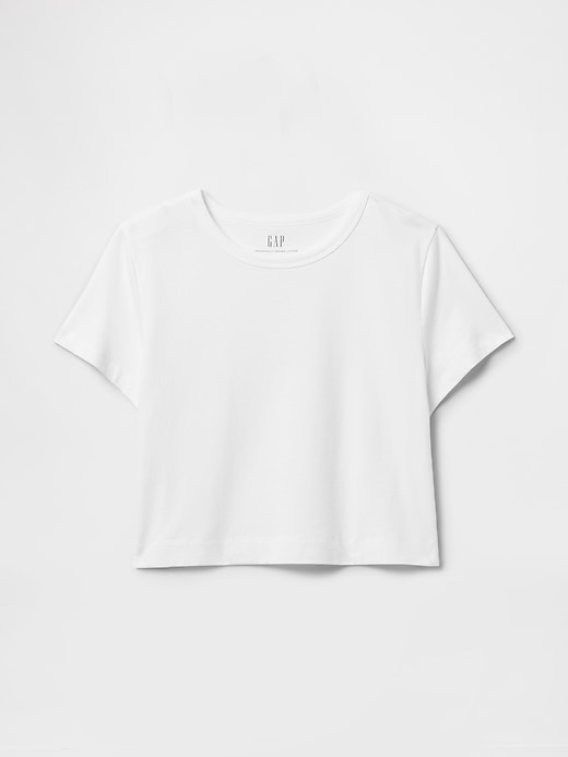 Image number 4 showing, Organic Cotton VintageSoft Cropped T-Shirt