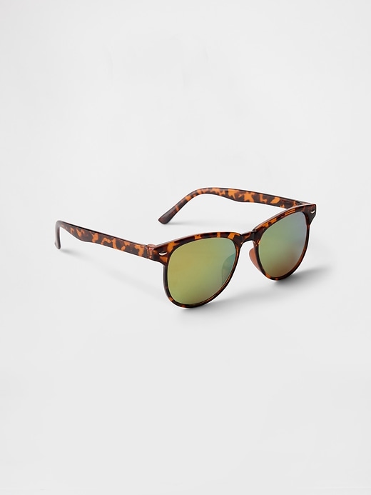 Image number 2 showing, Kids Recycled Round Sunglasses
