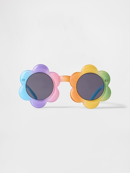 View large product image 1 of 1. Baby & Toddler Recycled Flower Sunglasses
