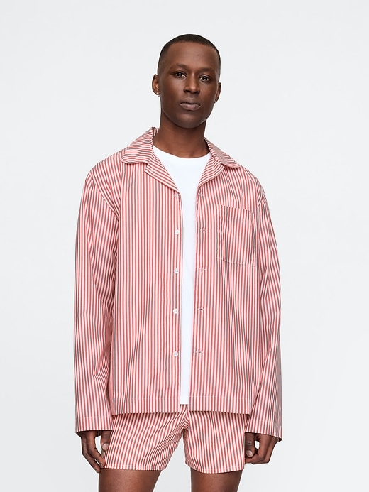 Image number 1 showing, Poplin Big PJ Shirt