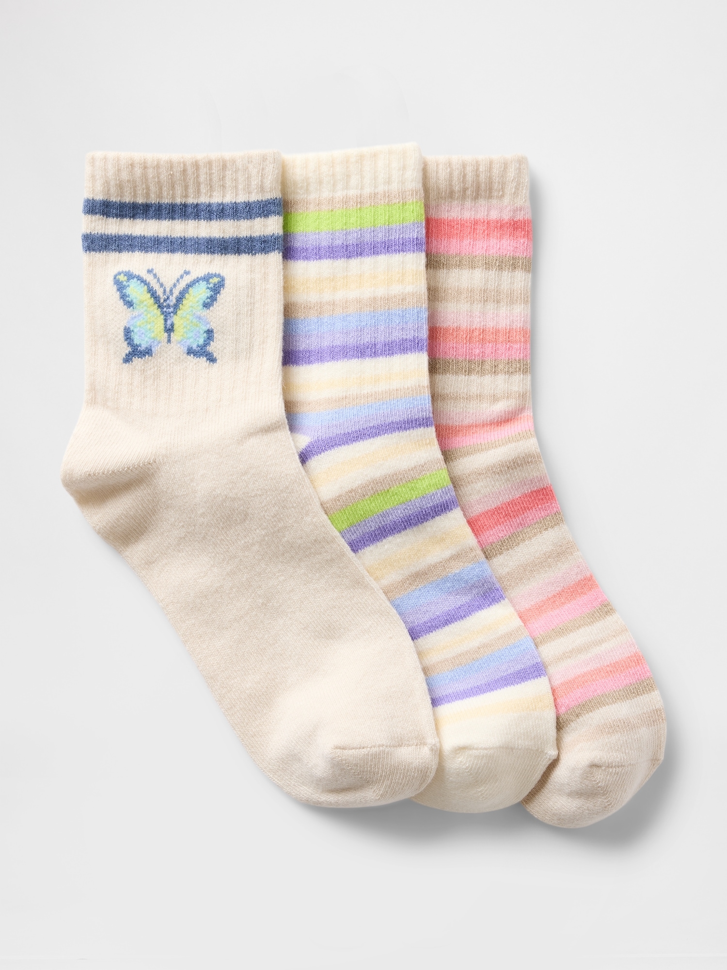 Kids Crew Socks (3-Pack)