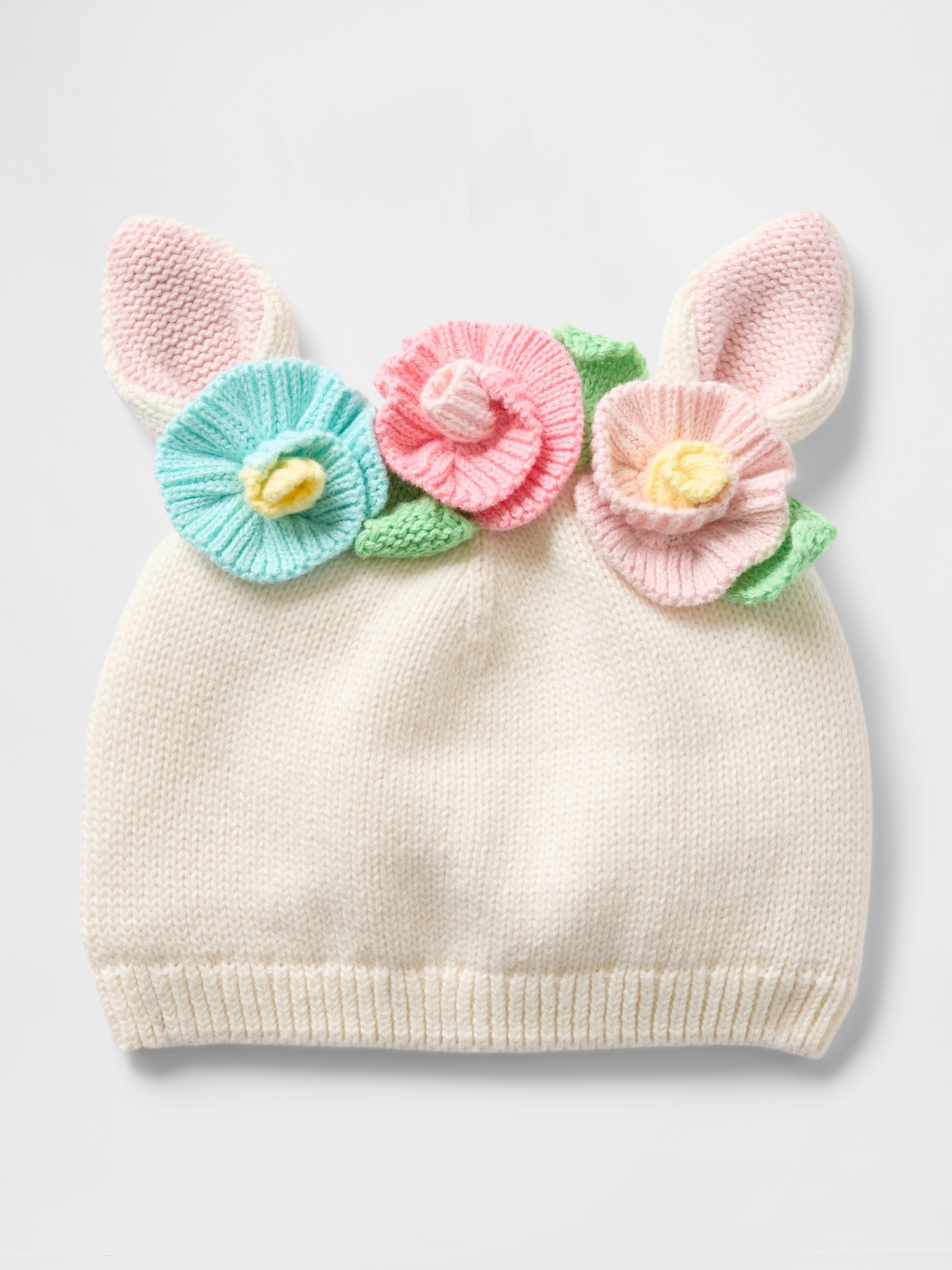 Gap Baby Animal Beanie In Ivory Frost